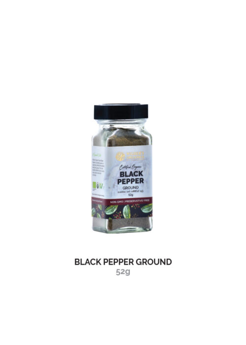 ORGANIC BLACK PEPPER GROUND