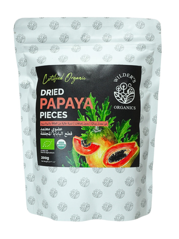 DRIED PAPAYA PIECES
